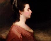 乔治 罗姆尼 : Portrait Of Harriet Gale